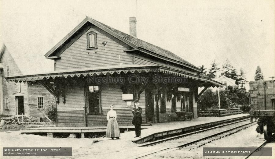 Postcard: Wolfeboro Falls Station